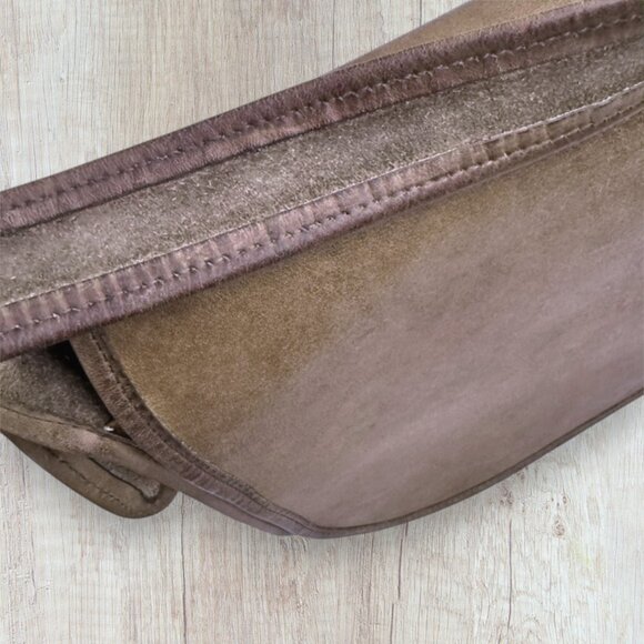 Coach NYC Vintage Brown Leather Messenger Crossbody Bag USA Made Full Grain - Picture 14 of 15